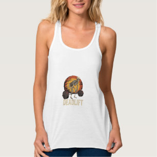 Toter-Heben-Skelett-Halloween-Gym-Workout-Design Tank Top