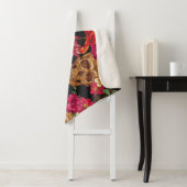 Toter Hintergrund der Schädelhaufen Blume Sherpadecke (Beispiel)