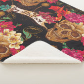 Toter Hintergrund der Schädelhaufen Blume Sherpadecke (3/4)