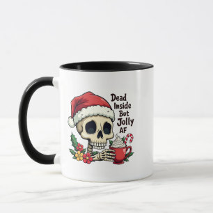 Toter Innenraum, aber lustiger AF Heißer Kakao Lat Tasse