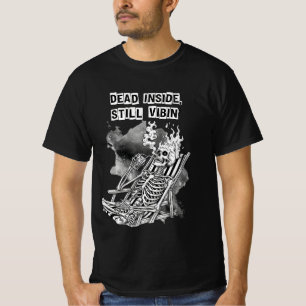 Toter Innenraum, immer noch vibrierendes Skelett – T-Shirt