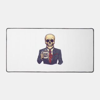 Toter Inside Skull - Funny Workday Skelett Schreibtischunterlage