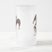 Toter Joker-mattierte Bier-Tasse Mattglas Bierglas (Mittel)