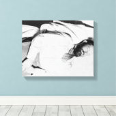 Toter Körper von Outlaw Jesse James Fotograf Leinwanddruck (Insitu (Holzboden))