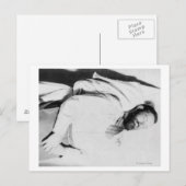 Toter Körper von Outlaw Jesse James Fotograf Postkarte (Vorne/Hinten)