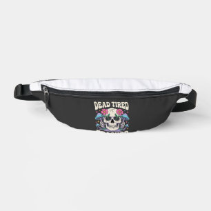 Toter Lehrer Schädel Pilz Halloween Grafik Bauchtasche