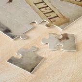 Toter Piratenschädel und Kreuzknochen Puzzle (Seite)