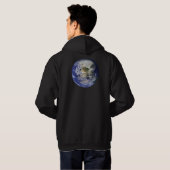 Toter Planet Hoodie (Schwarz voll)