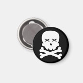 Toter Schädel Magnet (Vorderseite/Rückseite)