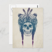 Toter Schamane Postkarte (Vorne/Hinten)