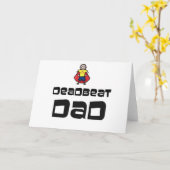 Toter Schlag-Vater Karte (Gelbe Blume)