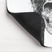 Toter Shaman (b&w) Mousepad (Ecke)