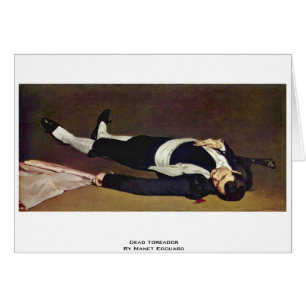 Toter Toreador durch Manet Edouard