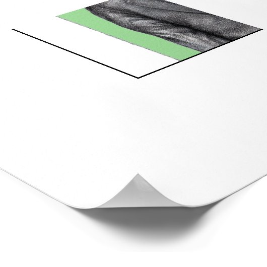 Toter Vogel in schwarzen Anzügen (Moegi) Poster (Ecke)