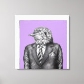 Toter Vogel in schwarzen Anzügen (Sumire) Leinwanddruck (Vorderseite)