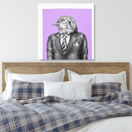 Toter Vogel in schwarzen Anzügen (Sumire) Leinwanddruck