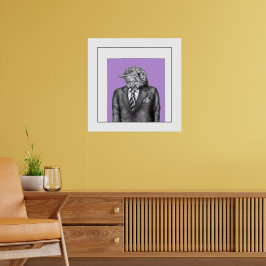 Toter Vogel in schwarzen Anzügen (Sumire) Poster