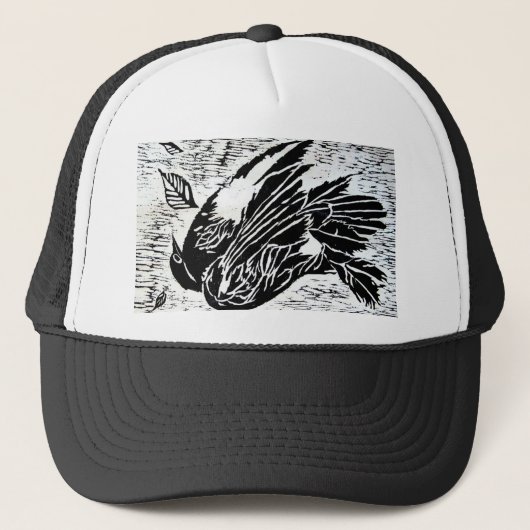 toter Vogel Truckerkappe (Vorderseite)