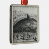 Toter Wal Silbernes Ornament (Rechts)