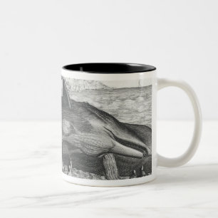 Toter Wal Zweifarbige Tasse