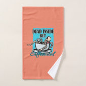 Totes, aber koffeiniertes Kaffeelett Badhandtuch Set (Handtuch)