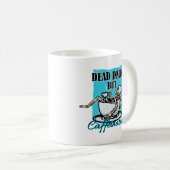 Totes, aber koffeiniertes Kaffeelett Kaffeetasse (VorderseiteRechts)