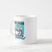 Totes, aber koffeiniertes Kaffeelett Kaffeetasse (Vorderseite Links)
