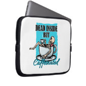 Totes, aber koffeiniertes Kaffeelett Laptopschutzhülle (Vorne Rechts)