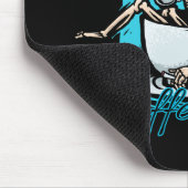 Totes, aber koffeiniertes Kaffeelett Mousepad (Ecke)