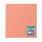 Totes, aber koffeiniertes Kaffeelett Notizblock (Vorderseite)