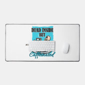 Totes, aber koffeiniertes Kaffeelett Schreibtischunterlage (Tastatur & Maus)