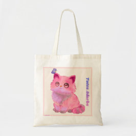 Totes Adorbs - Katze/Schmetterling Tragetasche