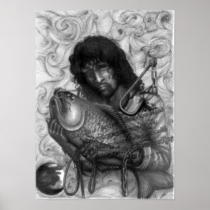 Totes Augen-Plakat, Vannak auf einem Haken Poster