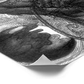 Totes Augenplakat, Vannak auf einem Haken Poster (Ecke)