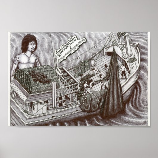 Totes Augposter, Vannak über dem Boot Poster (Vorne)