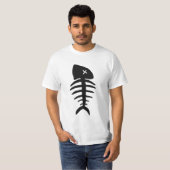 totes Fischskelett T-Shirt (Vorne ganz)
