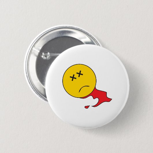 Totes Gesicht Button (Vorne & Hinten)