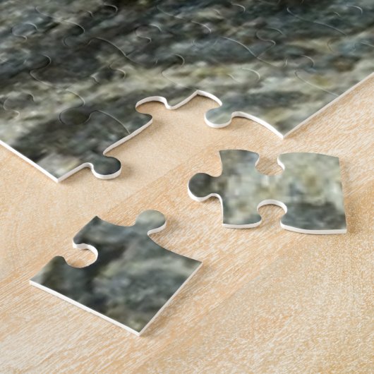 Totes Holz im Pazifik unter einem bewölkten Himmel Puzzle (Seite)