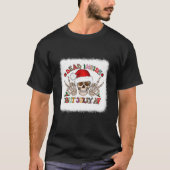 Totes Innen aber Jolly AF Funny Skeleton Santa Chr T-Shirt (Vorderseite)