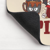 Totes Innen, aber scharf Mousepad (Ecke)