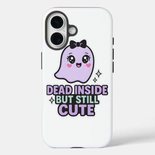 Totes Inneres, aber immer noch Niedlicher Ghost Ka Case-Mate iPhone Hülle (Rückseite)