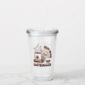 Totes Inneres, aber koffeiniert Acryltrinkbecher (Rückseite)