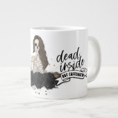 Totes Inneres, aber koffeiniert Jumbo-Tasse (Vorderseite Rechts)