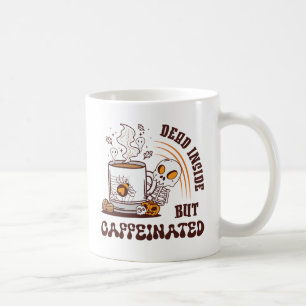 Totes Inneres, aber koffeiniert Kaffeetasse