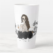 Totes Inneres, aber koffeiniert Milchtasse (Vorderseite)