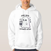 Totes Inneres koffeiniert Außen Funny Niedlich Gho Hoodie (Vorderseite)