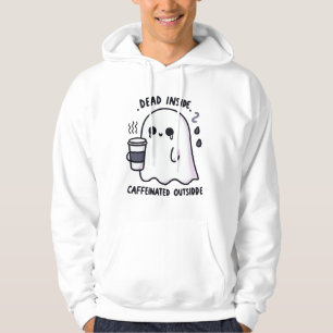Totes Inneres koffeiniert Außen Funny Niedlich Gho Hoodie