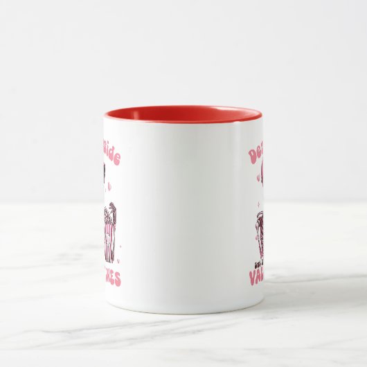 Totes Inside, aber es ist Valentine lustige Mug Tasse (Zentrum)