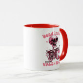 Totes Inside, aber es ist Valentine lustige Mug Tasse (VorderseiteRechts)