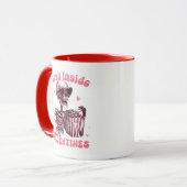 Totes Inside, aber es ist Valentine lustige Mug Tasse (Vorderseite Links)